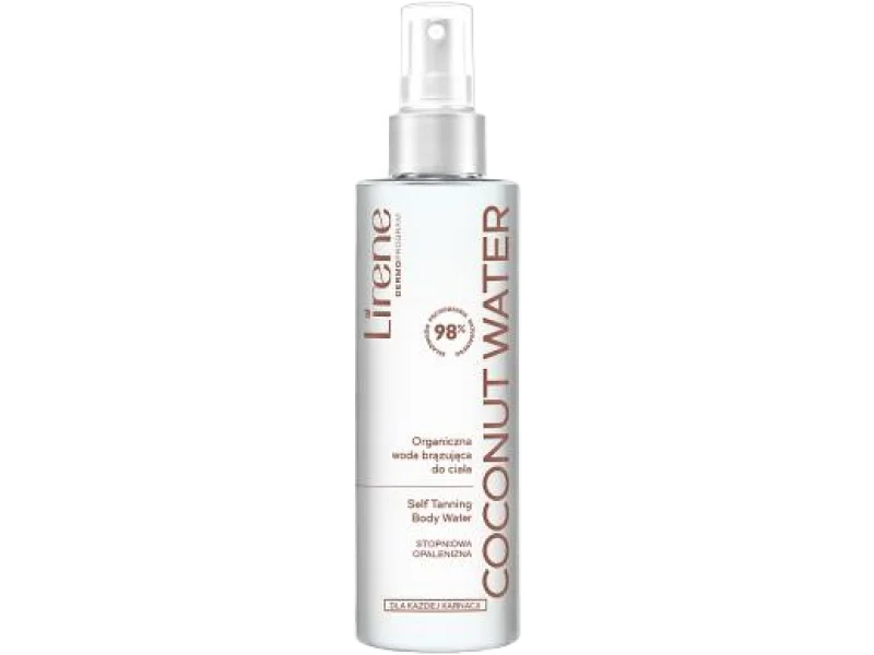 Lirene Coconut Water organiczna woda brązująca do ciała, spray