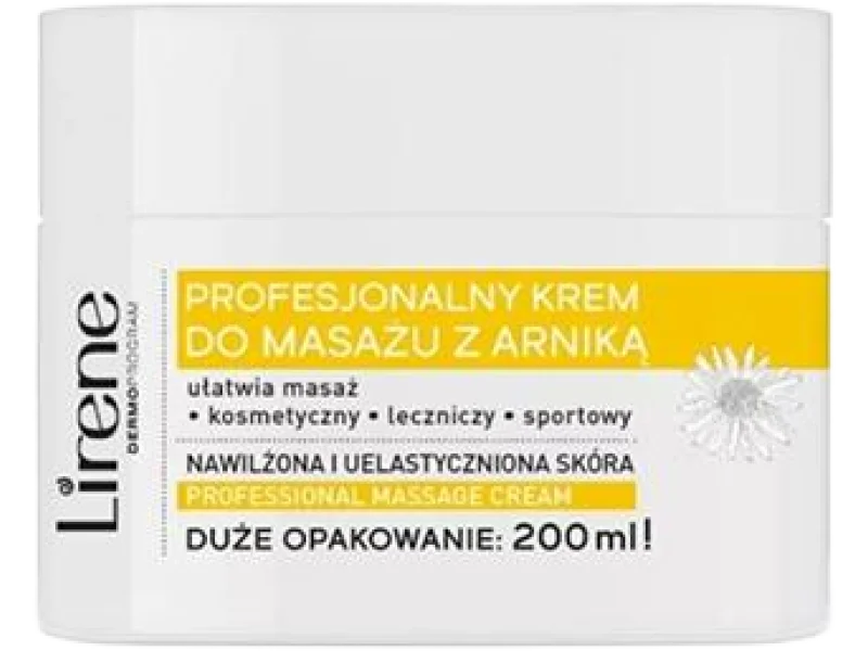 Lirene Dermoprogram profesjonalny krem do masażu z arniką