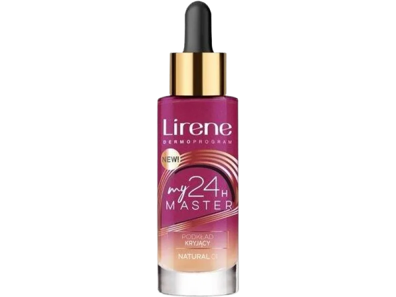 Lirene My Master podkład kryjący 24 h natural 01, płyn
