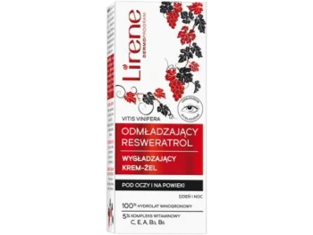 Zdjęcie produktu Lirene odmładzający resweratrol wygładzający krem-żel pod oczy i na powieki
