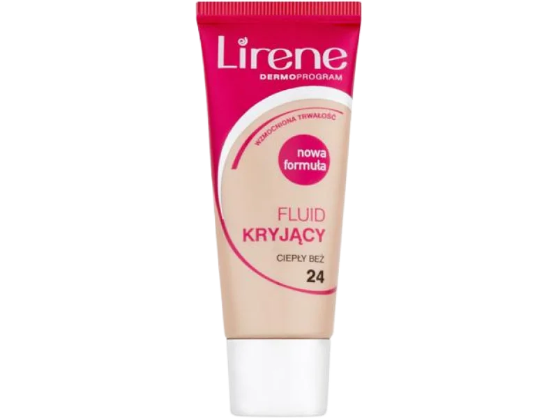 LIRENE Podkład kryjący 24 ciepły beż, fluid