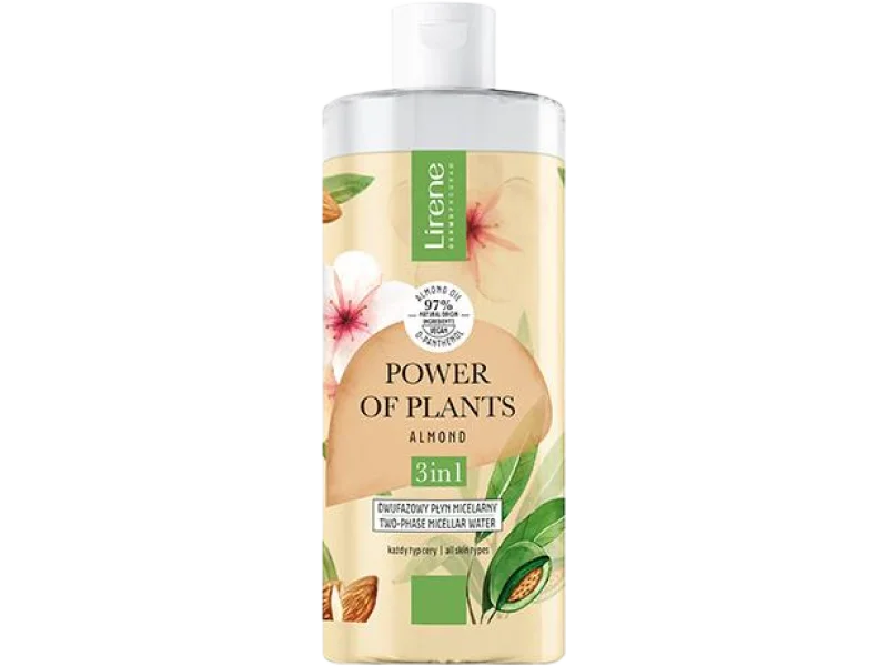 Lirene Power of Plants migdał dwufazowy płyn micelarny 3w1