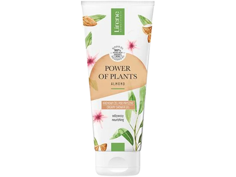 Lirene Power of Plants migdał odżywczy kremowy żel pod prysznic