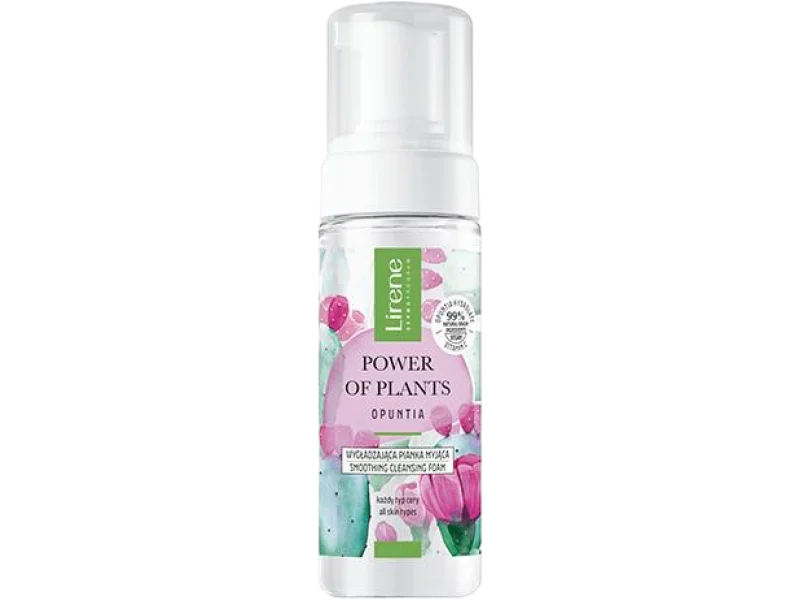 Lirene Power of Plants opuncja wygładzająca pianka myjąca
