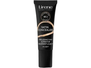 Lirene Satin Concealer pielęgnacyjny korektor rozjaśniający, 01 light