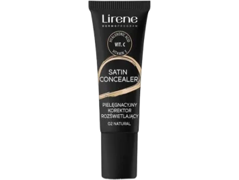 Zdjęcie produktu Lirene Satin Concealer pielęgnacyjny korektor rozjaśniający, 02 Natural