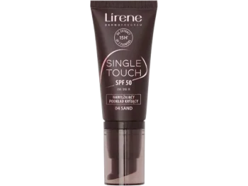 Lirene Single Touch nawilżający podkład kryjący SPF 50, Sand 04