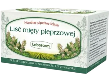Liść mięty pieprzowej, zioła do zaparzania