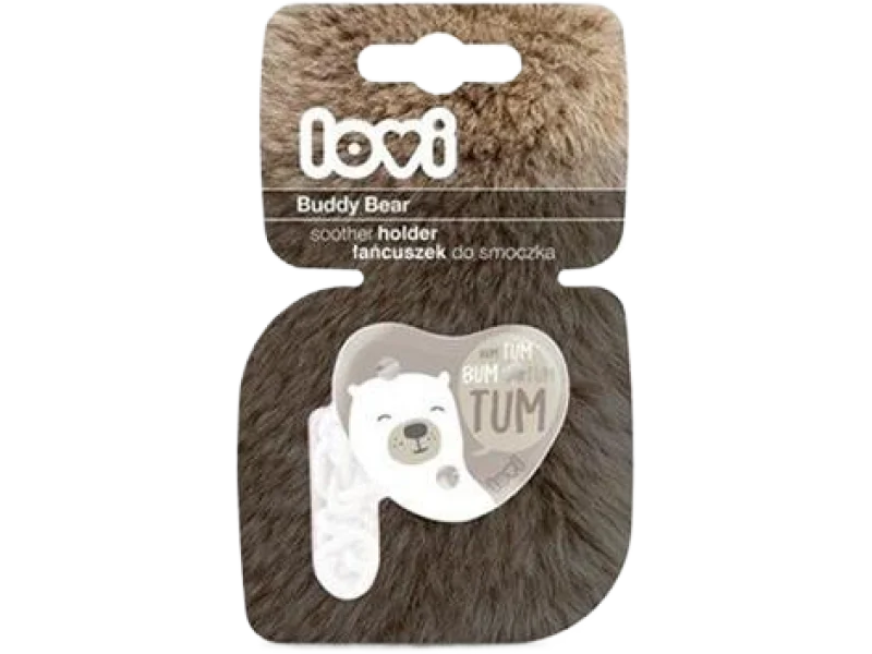 Lovi Buddy Bear łańcuszek do smoczka