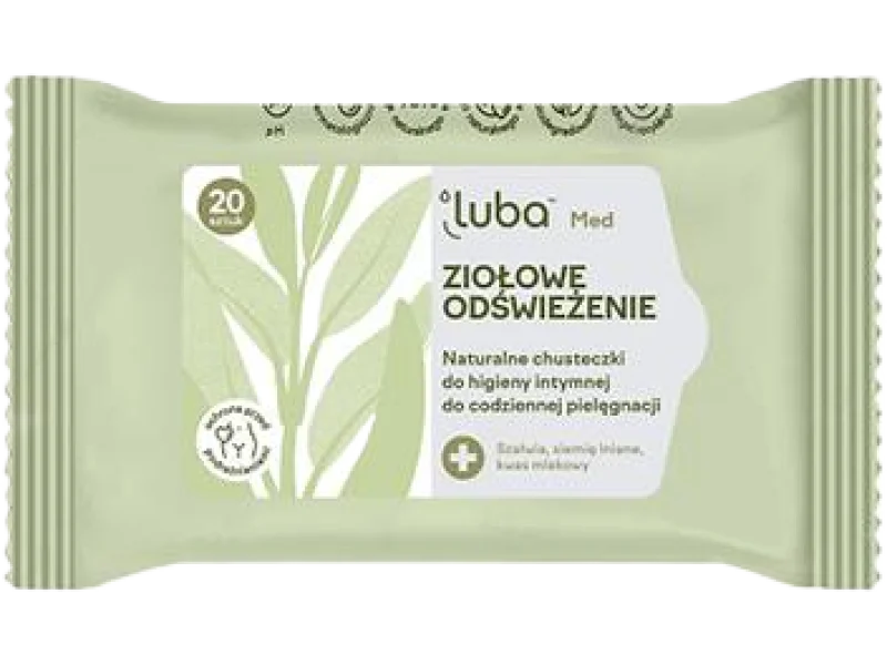 Luba Med Ziołowe odświeżenie, chusteczki
