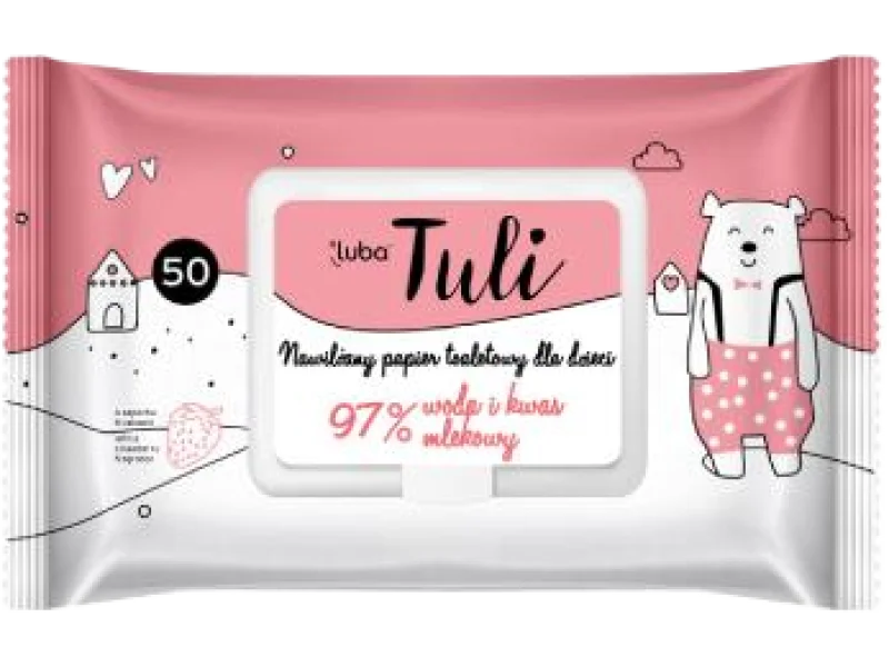 Luba Tuli, nawilżany papier toaletowy, chusteczki
