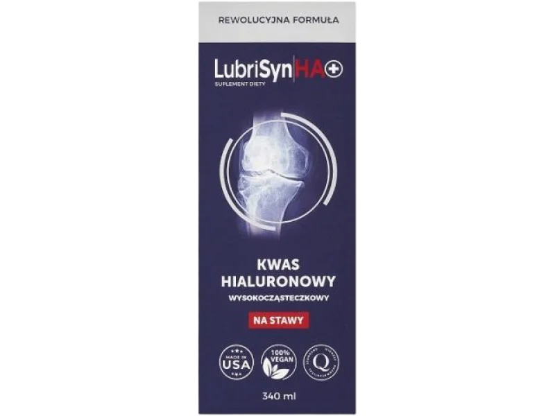 LubriSyn HA+ kwas hialuronowy wysokocząsteczkowy na stawy, płyn doustny