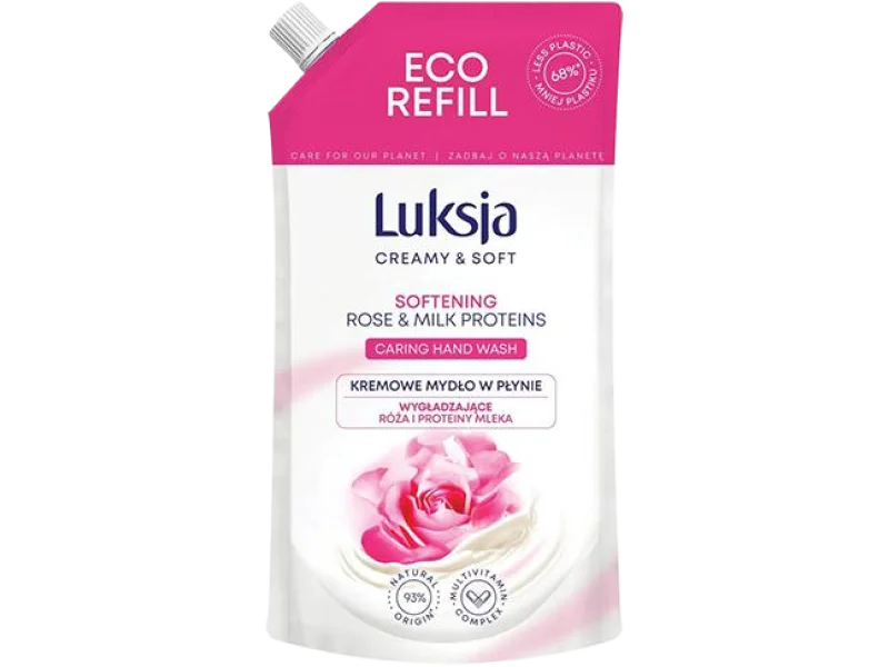 Luksja Creamy Rose & Milk Proteins, płyn
