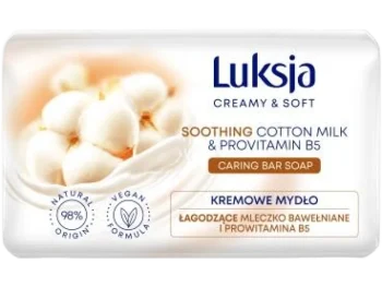 Zdjęcie produktu Luksja Creamy & Soft bawełna i prowitamina B5, mydło