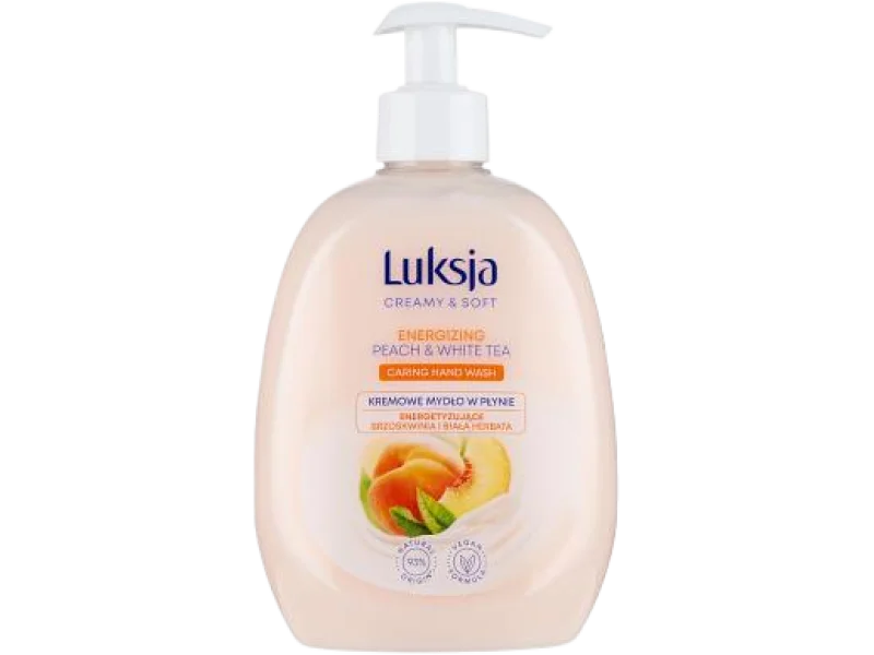 Luksja Creamy & Soft kremowe mydło w płynie brzoskwinia i biała herbata