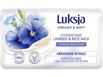 Zdjęcie produktu Luksja Creamy & Soft len i mleczko ryżowe, mydło
