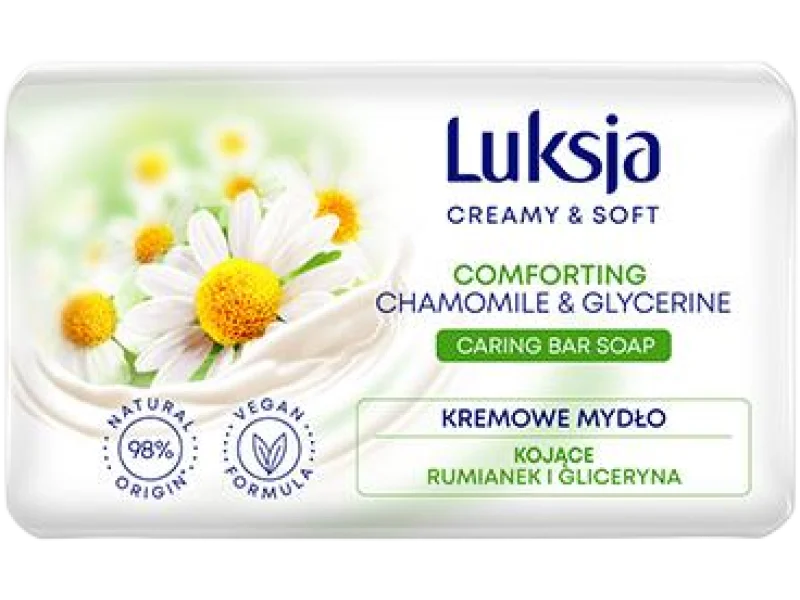 Luksja Creamy&Soft rumianek i gliceryna kojące, mydło