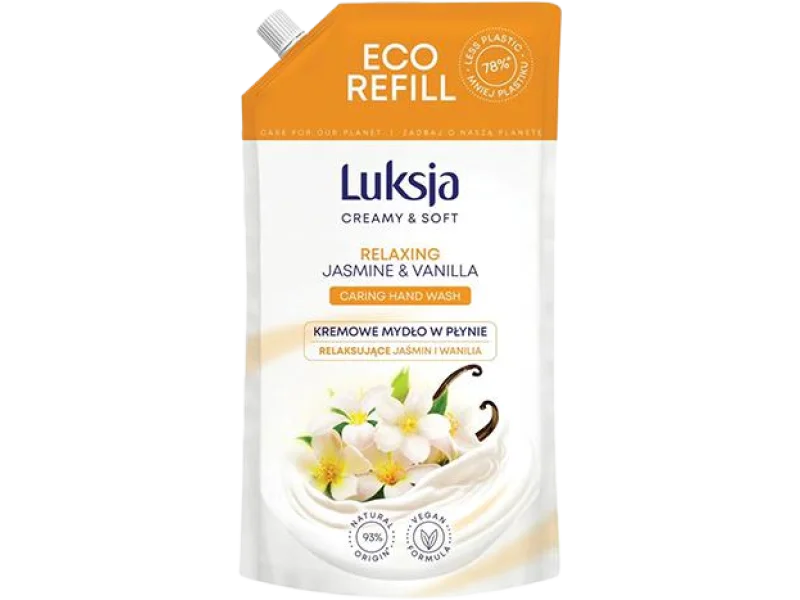Luksja Relaxing jasmine & vanilla, płyn na skórę