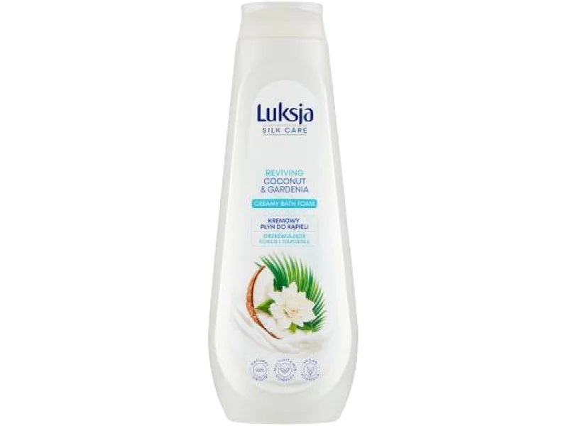 Luksja Silk Care kremowy płyn do kąpieli kokos i gardenia