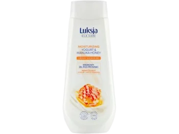 Luksja Silk Care kremowy żel pod prysznic jogurt i miód manuka, żel na skórę