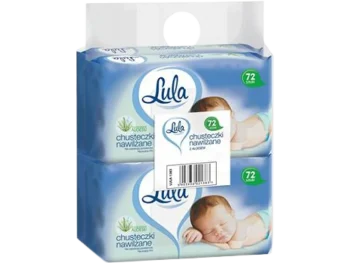 Zdjęcie produktu Lula Baby chusteczki nawilżane z dodatkiem aloesu