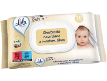 Lula Baby z masłem shea, chusteczki