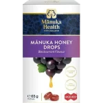 Manuka Health z miodem manuka MGO 400+ i witaminą C, smak czarnej porzeczki, cukierki