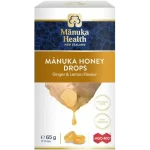 Manuka Health z miodem manuka MGO 400+ i witaminą C, smak imbirowo-cytrynowy, cukierki