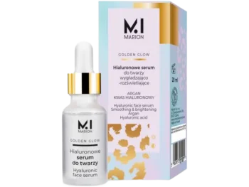 Zdjęcie produktu Marion Golden Glow hialuronowe serum do twarzy wygładzająco-rozświetlające