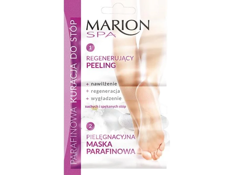 Marion Spa Parafinowa kuracja do stóp, peeling