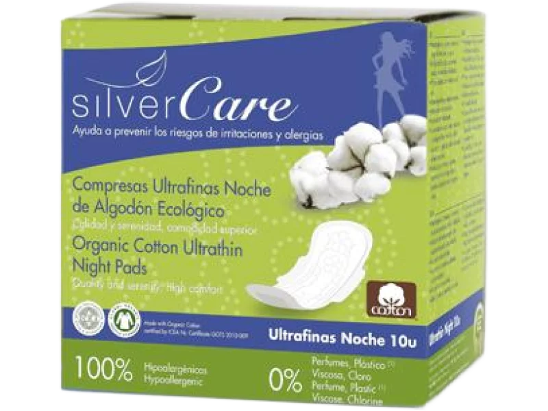 Masmi Silver Care na noc ze skrzydełkami, podpaski