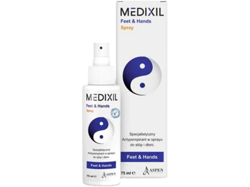 Medixil Feet & Hands antyperspirant do dłoni i stóp, spray