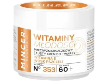Zdjęcie produktu Mincer Pharma N°353 Witaminy młodości przeciwzmarszczkowy tłusty krem do twarzy 60+