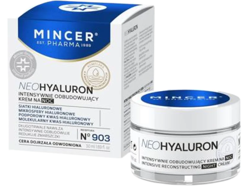 Mincer Pharma Neohyaluron N°903 intensywnie odbudowujący krem na noc
