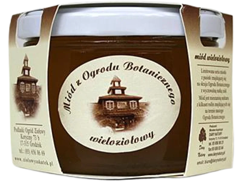 Miód z Ogrodu Botanicznego wieloziołowy