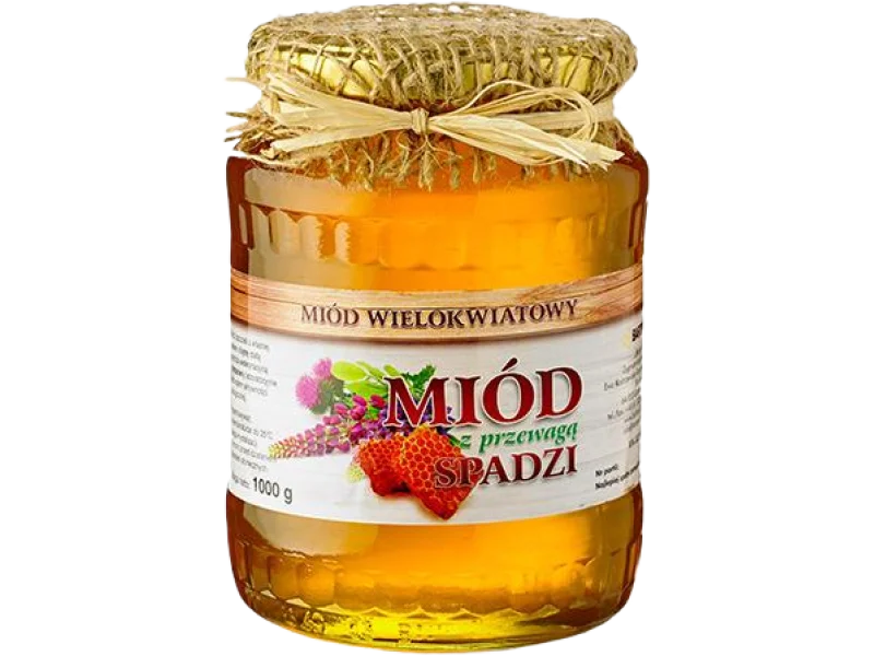 Miód z przewagą spadzi iglastej
