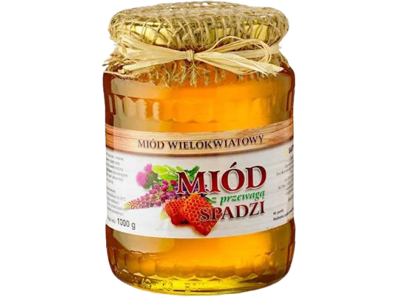 Miód z przewagą spadzi liściastej