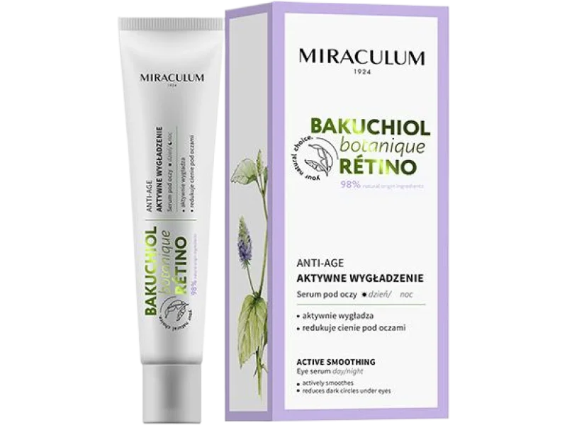 Miraculum Bakuchiol Botanique Retino Anti-Age aktywne wygładzenie serum pod oczy