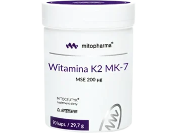 Zdjęcie produktu Mitopharma Witamina K2 MK-7 MSE, kapsułki, 200 µg