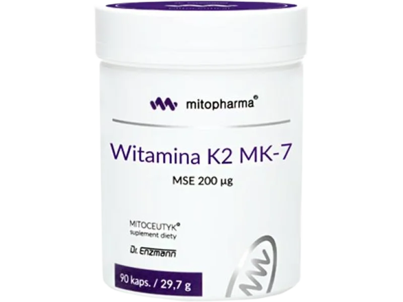 Mitopharma Witamina K2 MK-7 MSE, kapsułki, 200 µg