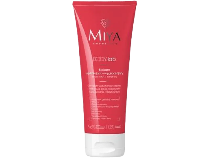 Miya BODY.lab ujędrniająco-wygładzający z kwasami AHA i witaminami, balsam