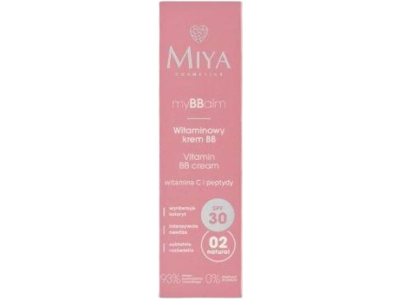 MIYA myBBalm Witaminowy BB SPF 30 02 natural, krem