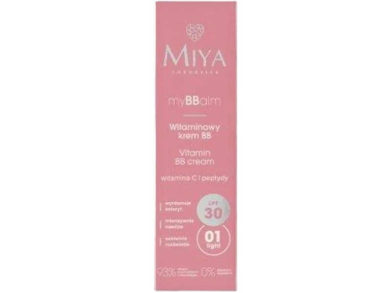 MIYA myBBalm Witaminowy BB SPF30 01 light, krem