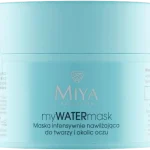 Miya myWATERmask intensywnie nawilżająca do twarzy i okolic oczu, maska