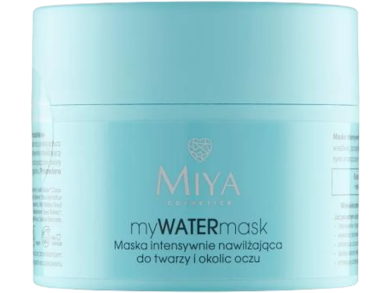 Miya myWATERmask intensywnie nawilżająca do twarzy i okolic oczu, maska