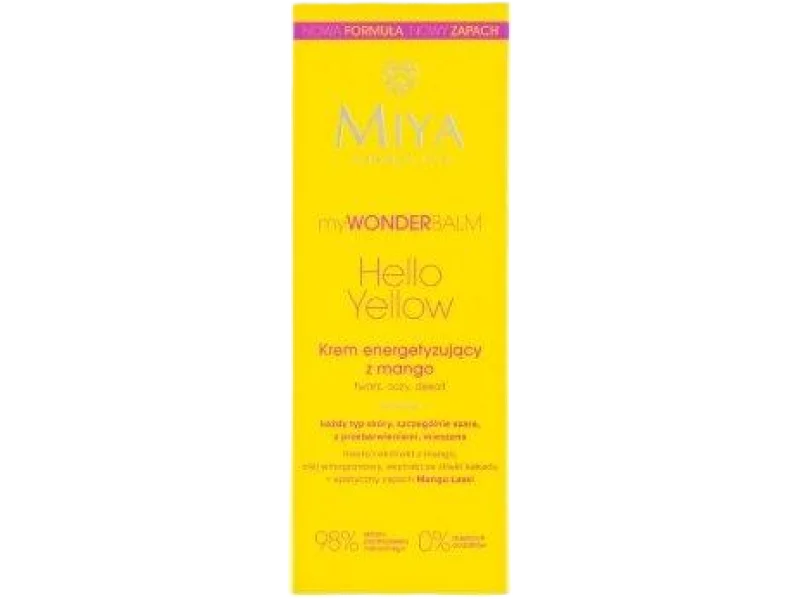 MIYA myWONDERBALM Hello Yellow energetyzujący z mango, krem
