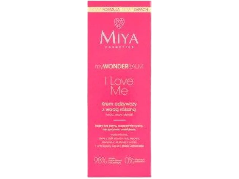 MIYA myWONDERBALM I Love Me odżywczy z wodą różaną, krem
