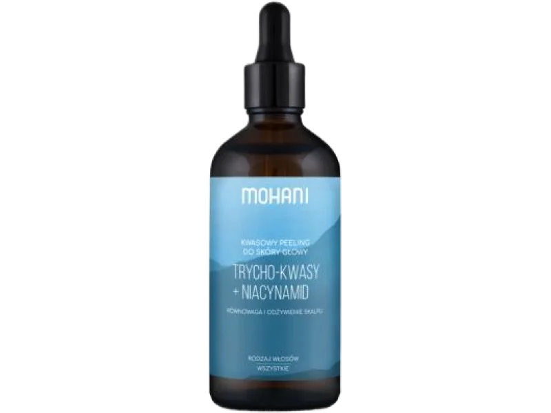 MOHANI równoważący peeling trycho-kwasy + niacynamid do skóry głowy