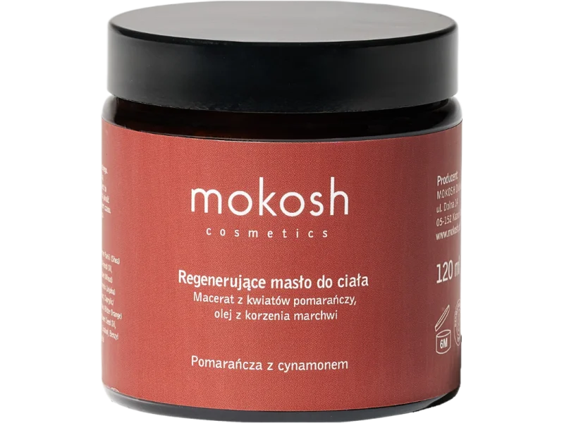 Mokosh masło do ciała pomarańcza z cynamonem