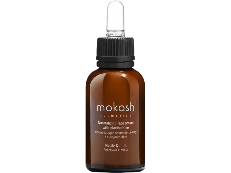 MOKOSH Normalizujące serum z niacynamidem pokrzywa z miętą